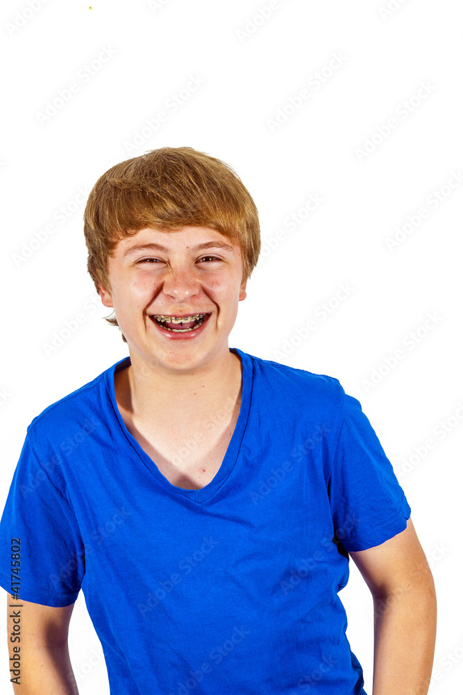 cute laughing happy boy isolated on white cute laughing happy boy isolated on white