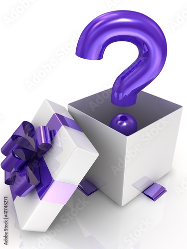 Box with question