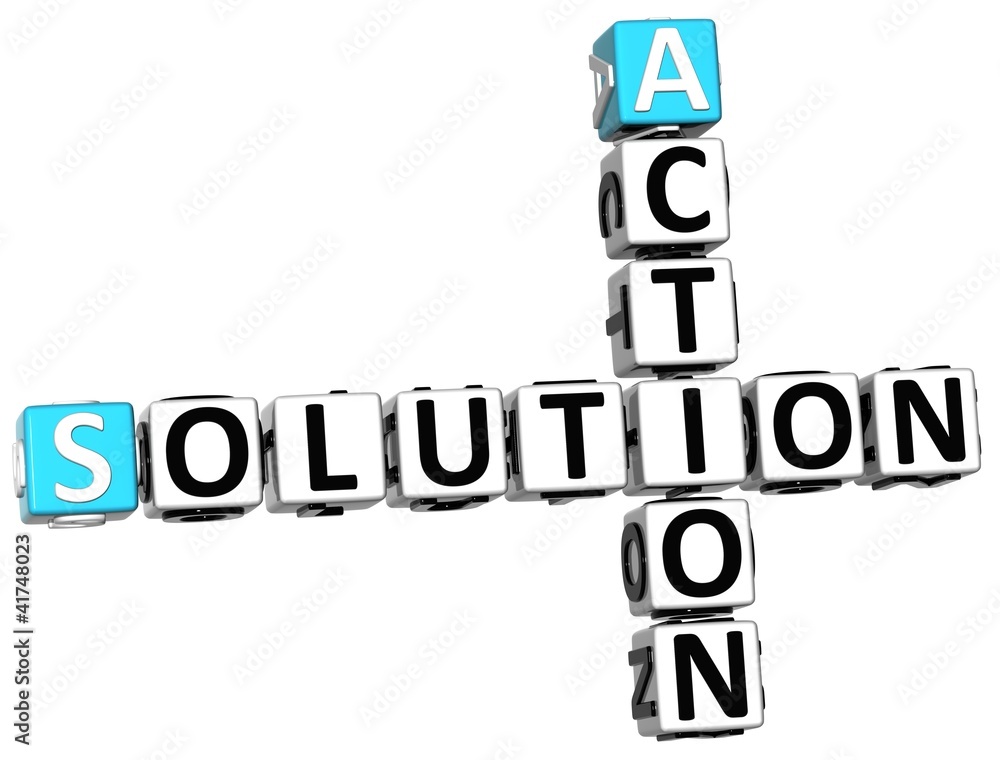 3D Action Solution Crossword