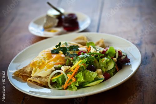 Salads with jam