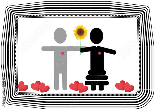 DILLO CON UN FIORE