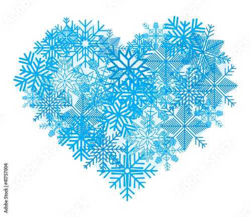 snowflake heart