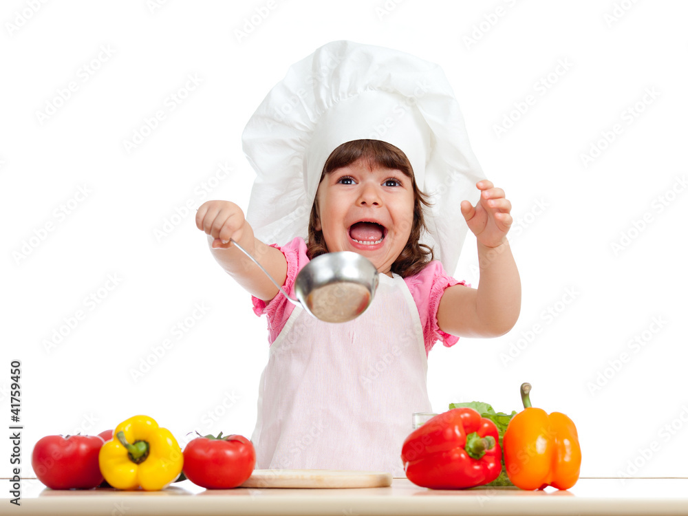 adorable kid girl preparing healthy food adorable kid girl preparing healthy food