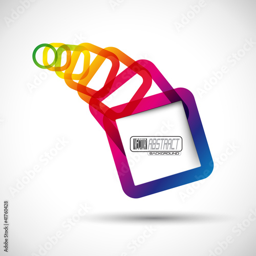 Abstract colored metamorphosis background