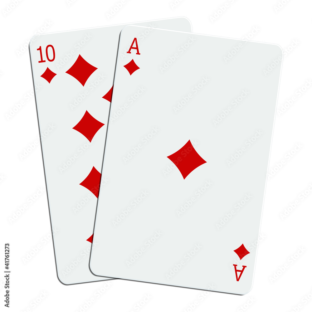 Obraz premium Blackjack - 21 en carreau
