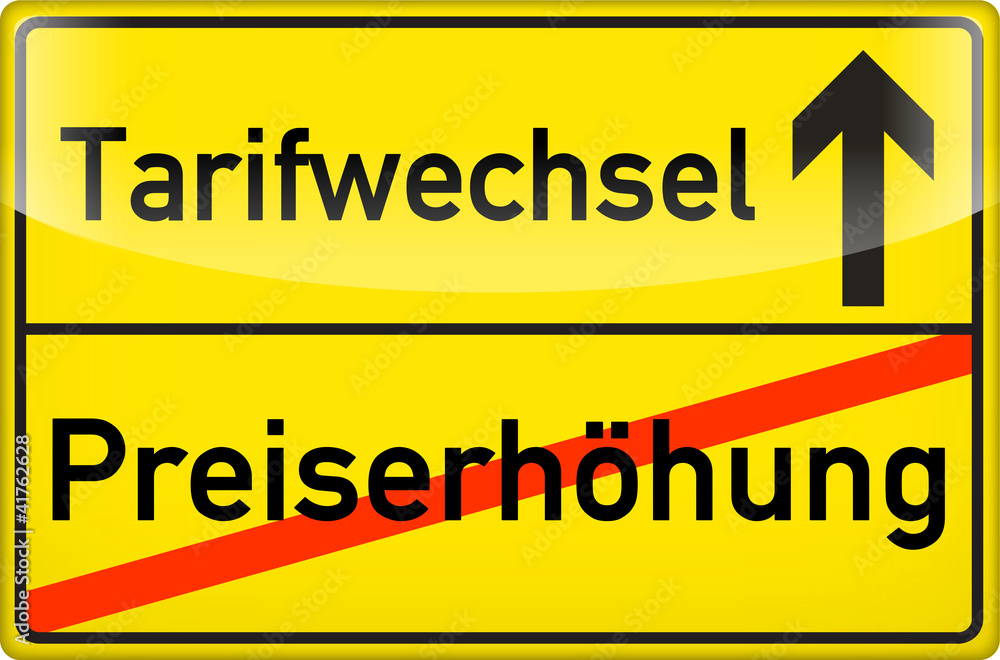 Preiserhöhung > Tarifwechsel Preiserhöhung > Tarifwechsel