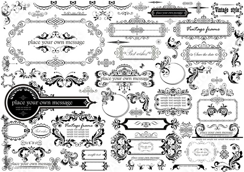 Vintage headers and frames