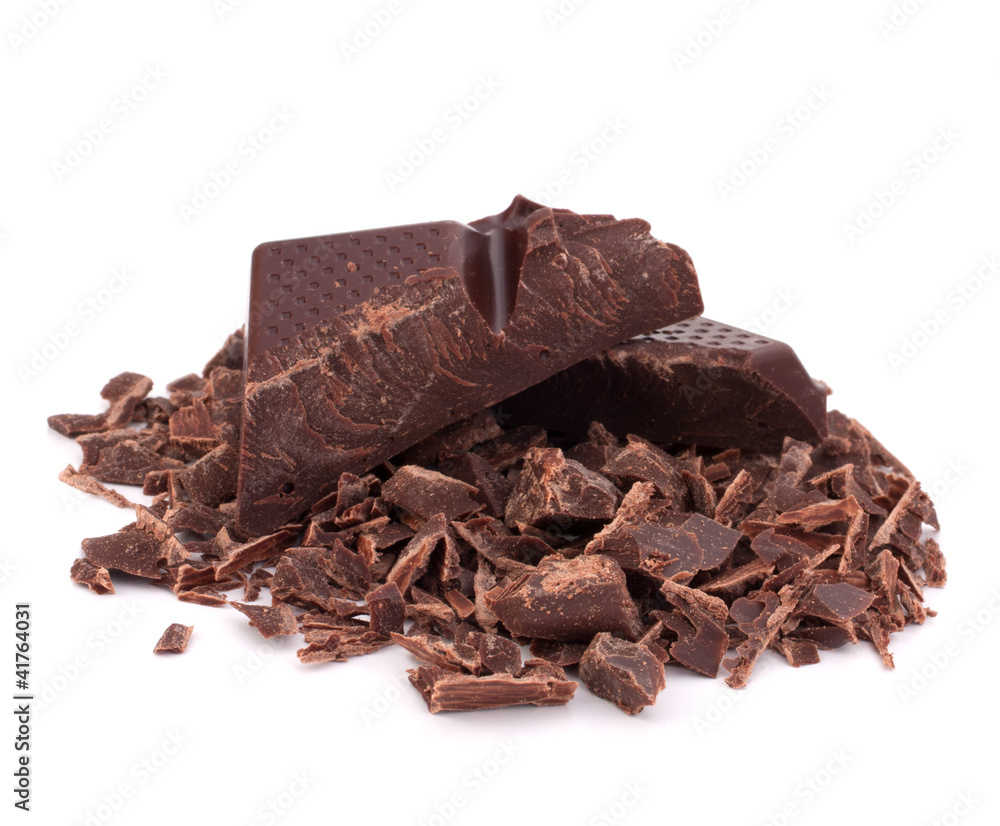 Fototapeta premium Chopped chocolate bars