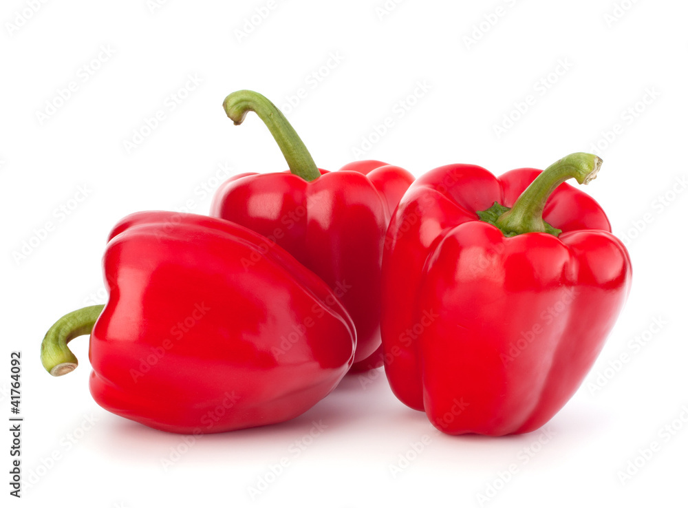 red pepper isolated on white background red pepper isolated on white background