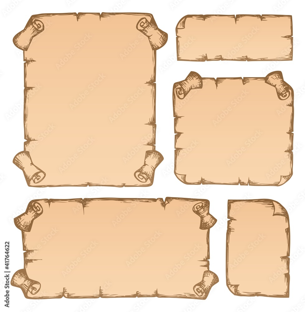 Obraz premium Vintage parchments collection 2