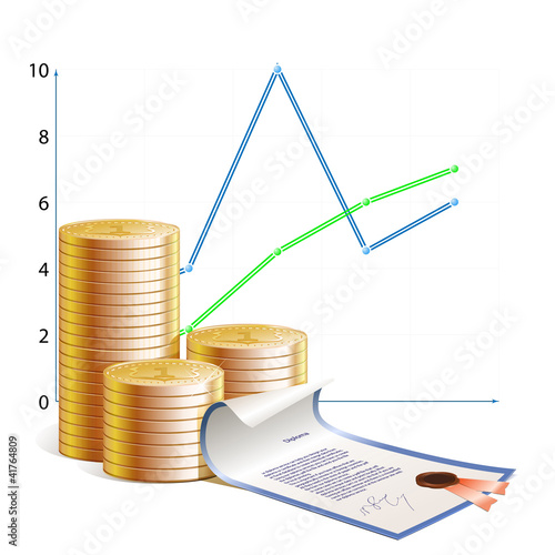 Coins,, financial schedules and securities