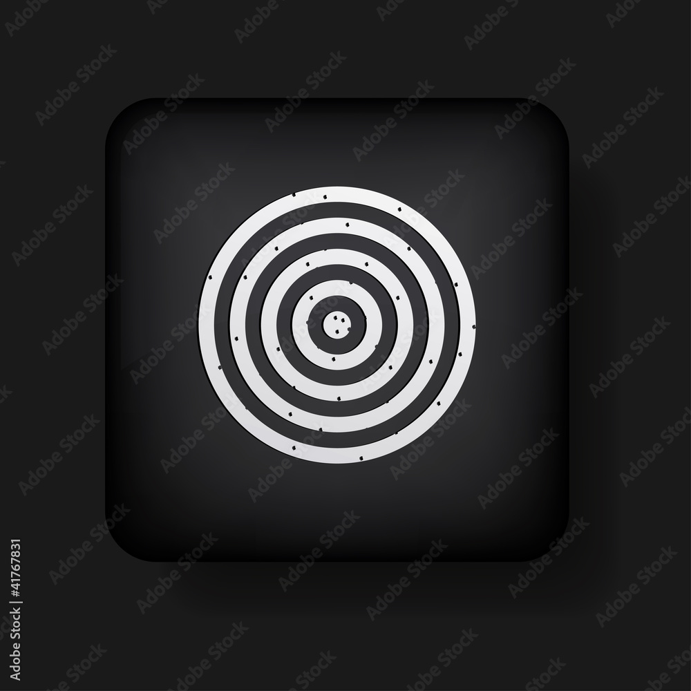Vector darts icon on black. Eps10 Vector darts icon on black. Eps10