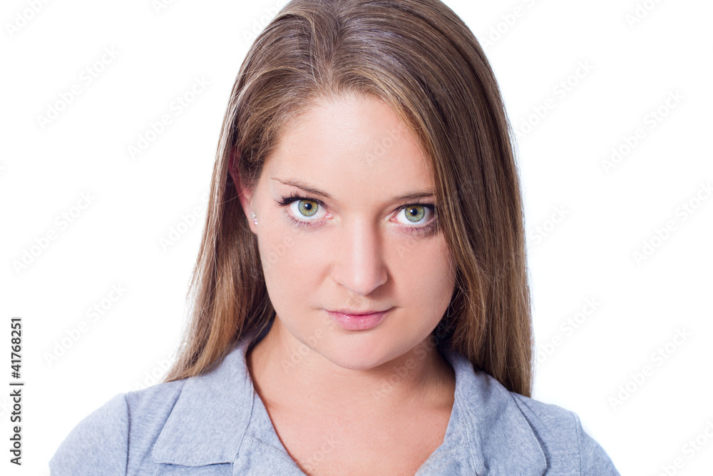 beautiful young woman - isolated beautiful young woman - isolated