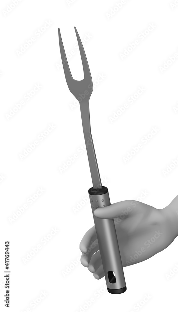 3d render of cartoon character with kitchen utensil 3d render of cartoon character with kitchen utensil