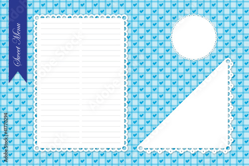 Placemat menu