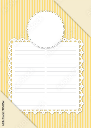 Placemat menu