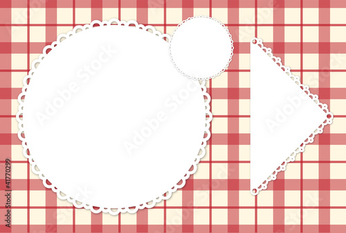 Placemat menu
