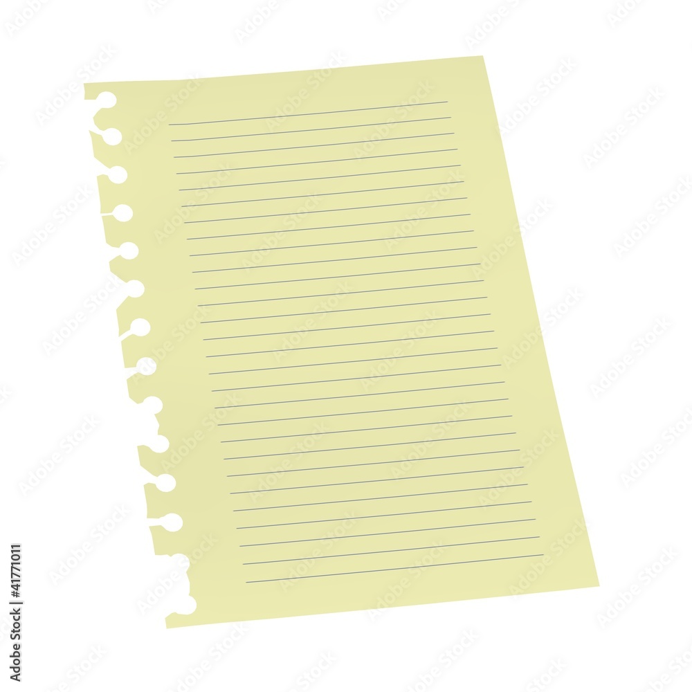 3d render of small paper for notes 3d render of small paper for notes