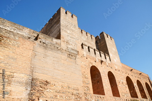 The Alcazaba in Granada  Spain