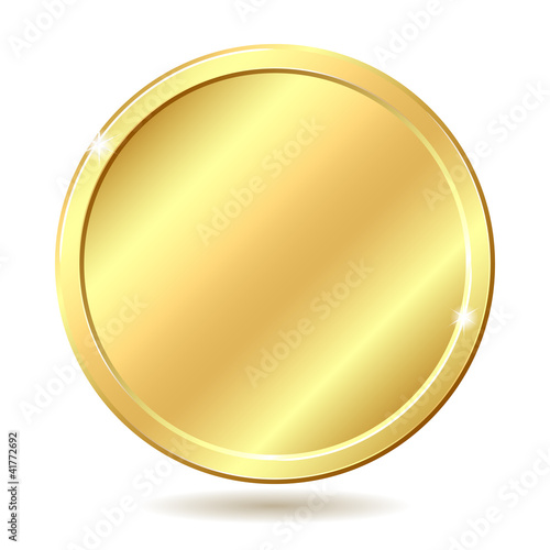 golden coin photo
