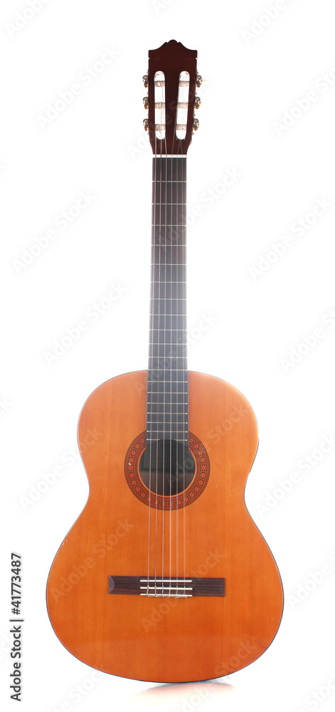 Obraz premium retro guitar isolated on white