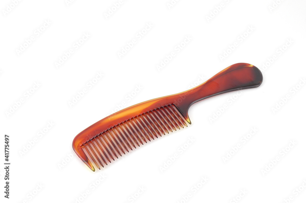 Single plastic comb over white Single plastic comb over white