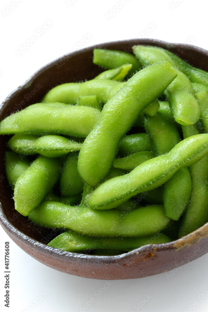 edamame nibbles, boiled green soy beans, japanese food edamame nibbles, boiled green soy beans, japanese food