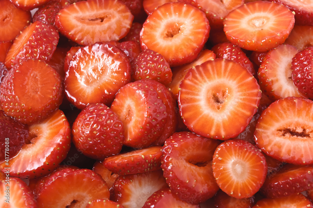 macedonia di fragole - Erdbeeren Obstsalat macedonia di fragole - Erdbeeren Obstsalat