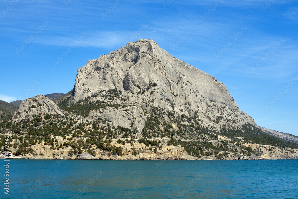 Sokol (Falcon) mountain in Crimea