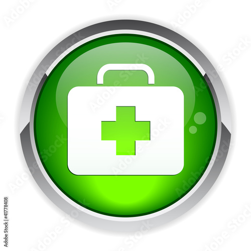 bouton internet health icon.
