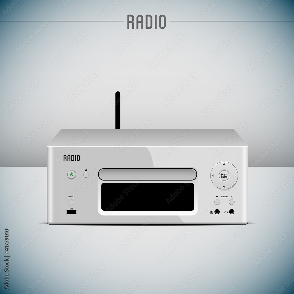 Obraz premium Vector Radio