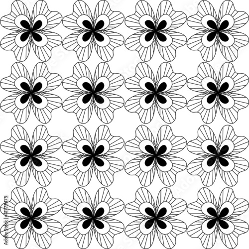 Seamless lace pattern