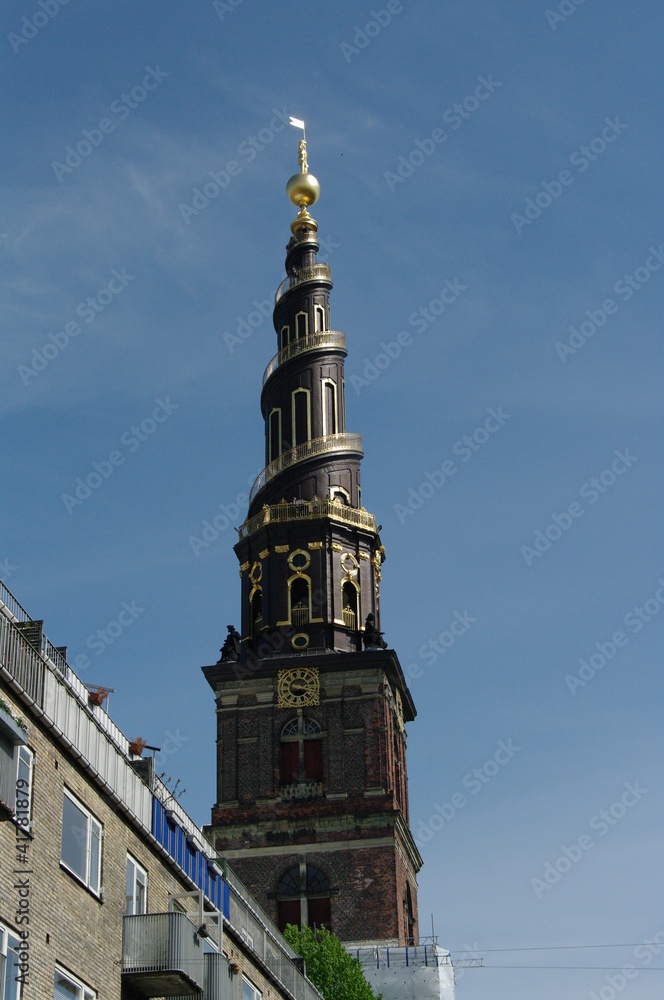 Obraz premium Frelsers Kirke Turm 1