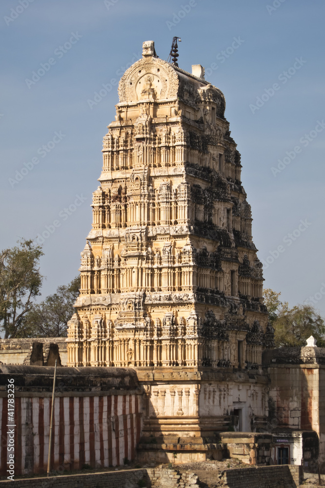 The Virupaksha Temple, Hampi, Karnataka, India