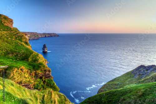 Cliffs of Moher at dusk in Co. Clare, Ireland © Patryk Kosmider