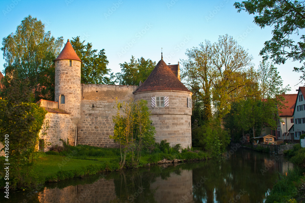 Dreigangsturm in Dinkelsbühl