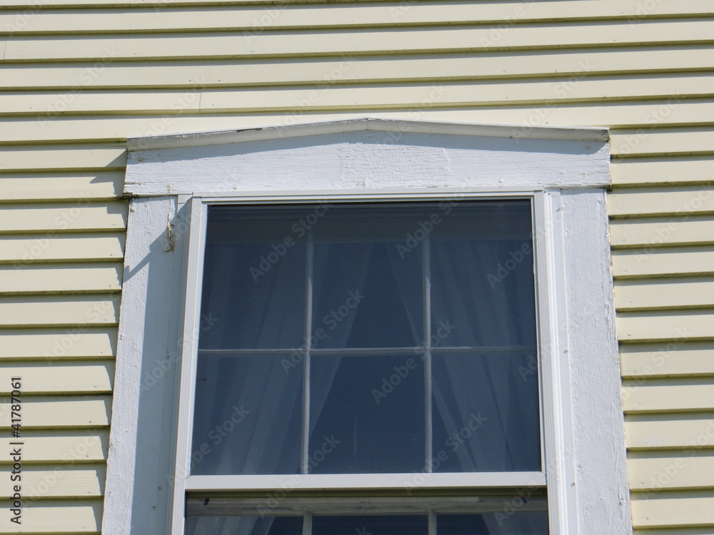Traditional window frame in new hampshire Traditional window frame in new hampshire