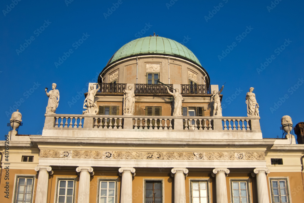 Fototapeta premium palazzo carciotti in trieste italy, architecture neoclassical de