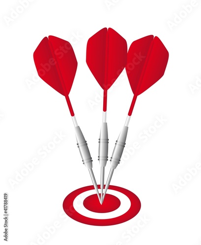 red darts