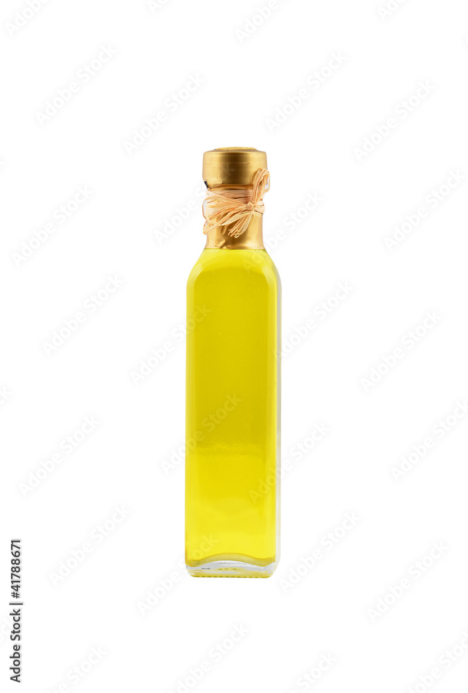 Bottle of olive oil, isolated on white background Bottle of olive oil, isolated on white background