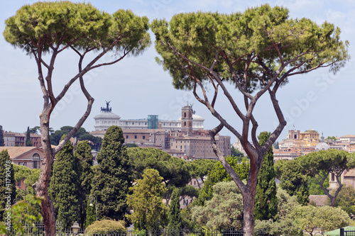 Roma, panorama dall'Aventino