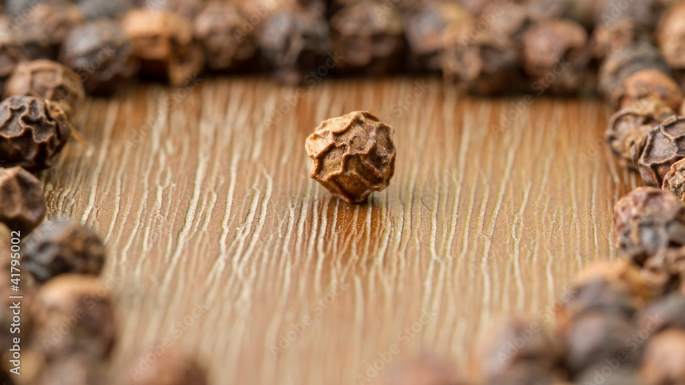Black pepper isolated Black pepper isolated