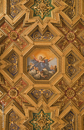 Photography Rome - roof of basilica Santa Maria in Trastevere