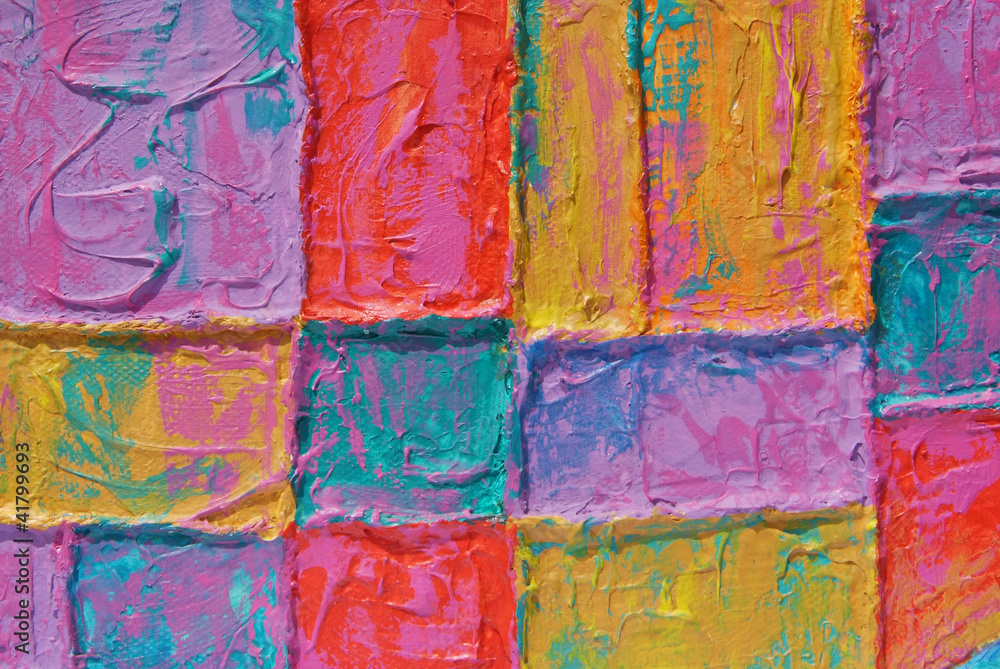 Texture, background of colorful painting
