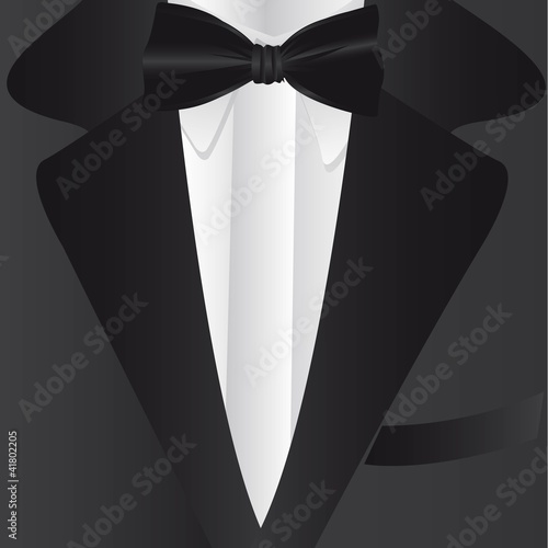 Formal suit and tie
