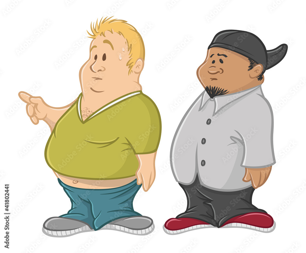 Fototapeta premium fat guys