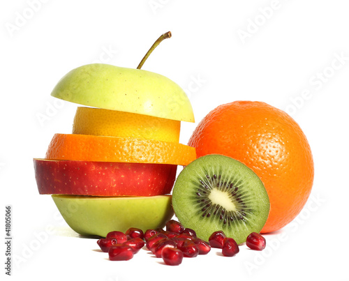 Fresh mixed fruit diet