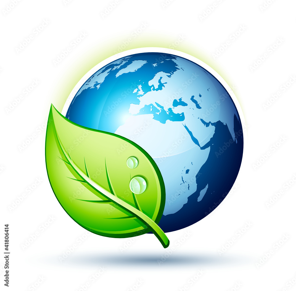 écologie planète terre Stock Vector | Adobe Stock