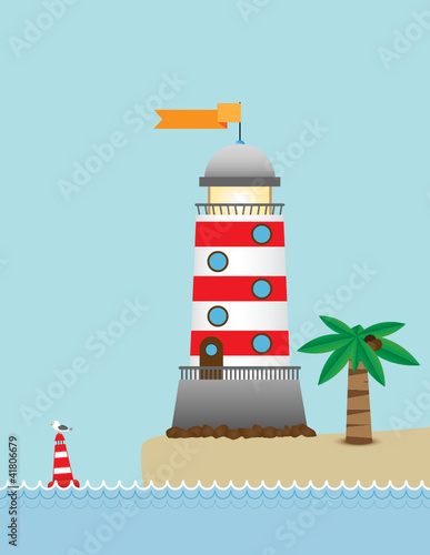 Lighthouse On The Island