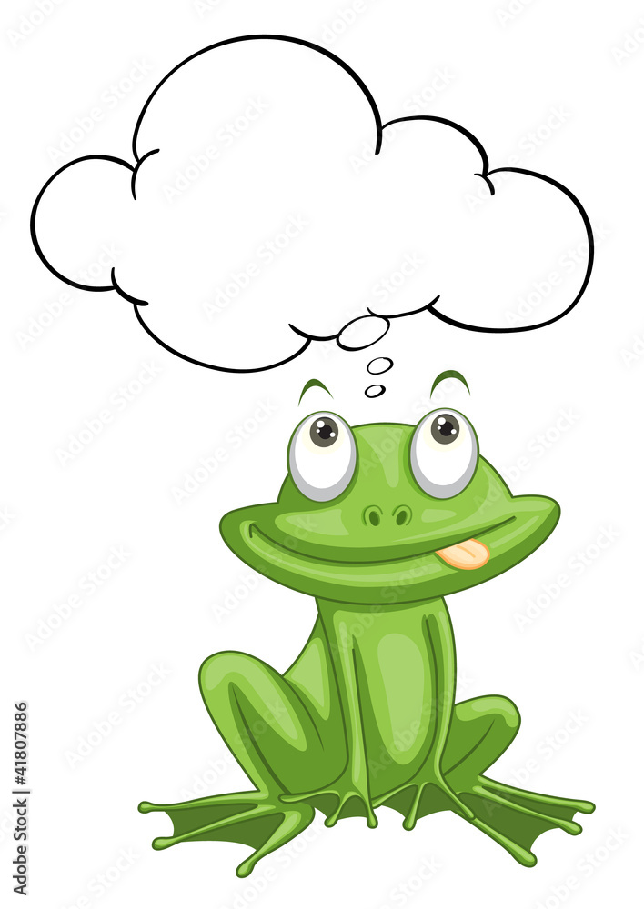 Frog thinking Frog thinking